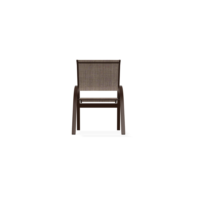 Aruba II Outdoor Dining Chair, Kona, Augustine Fennel Sunbrella®