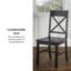Chaise d'appoint à dossier croisé Amarapal-1190783