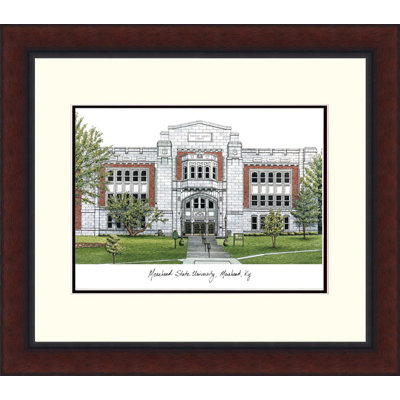 NCAA Morehead State Eagles Legacy Alumnus Lithograph Picture Frame