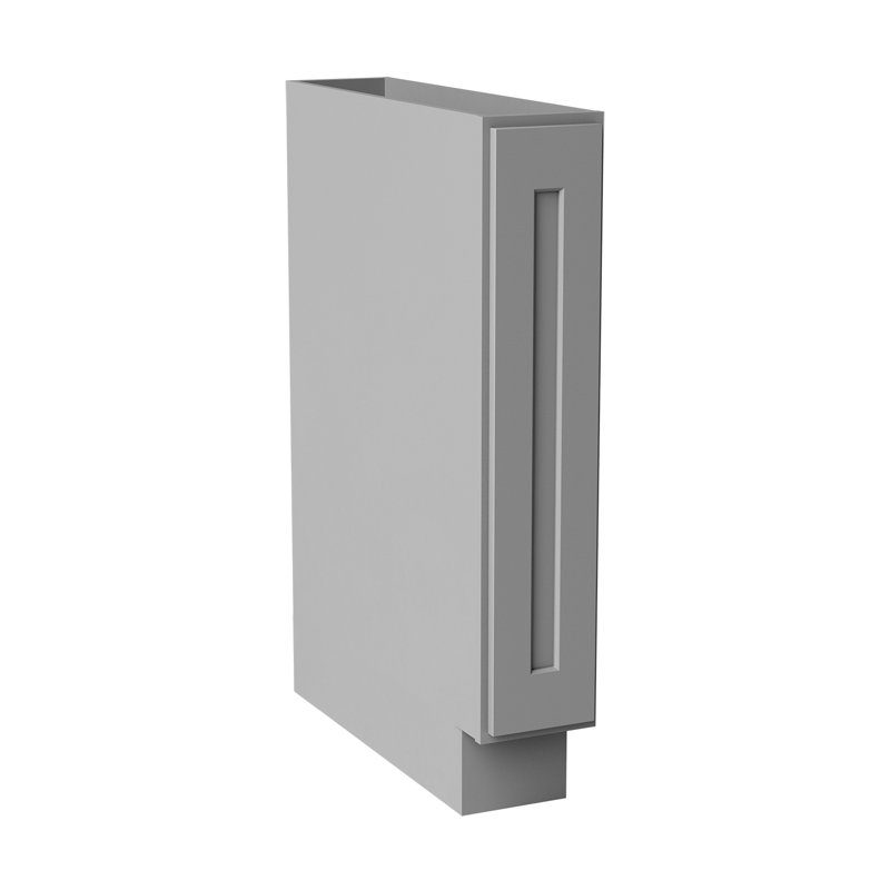 Base Spice Rack Cabinet, Gray, 6"