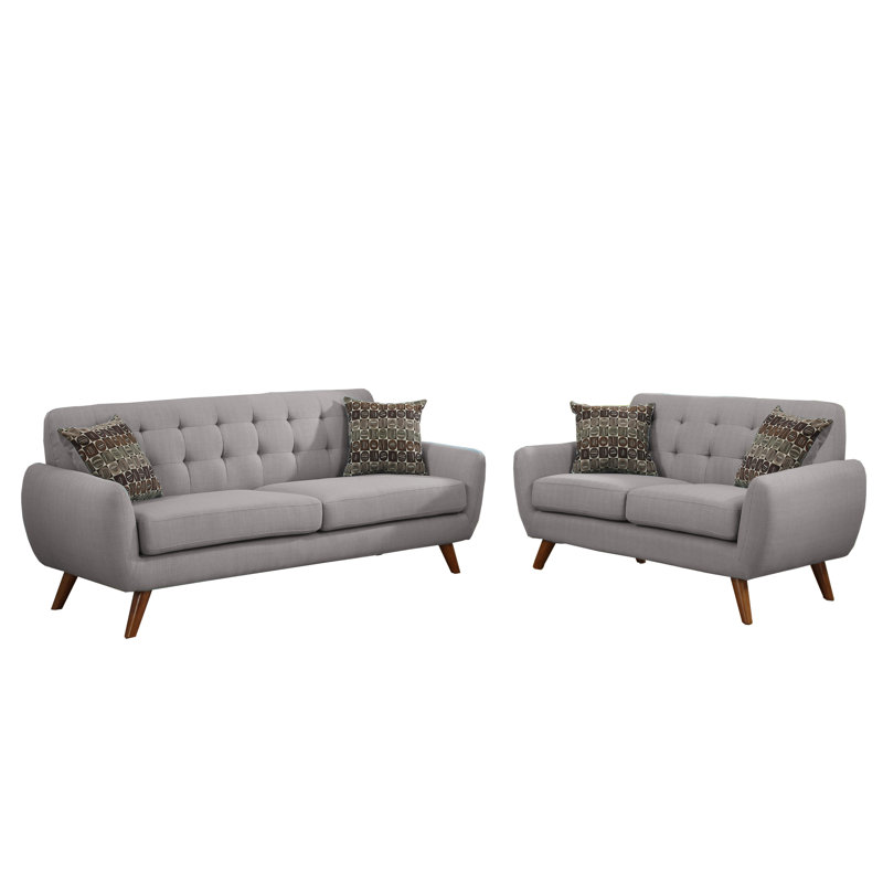 2 - Piece Living Room Set, Grey