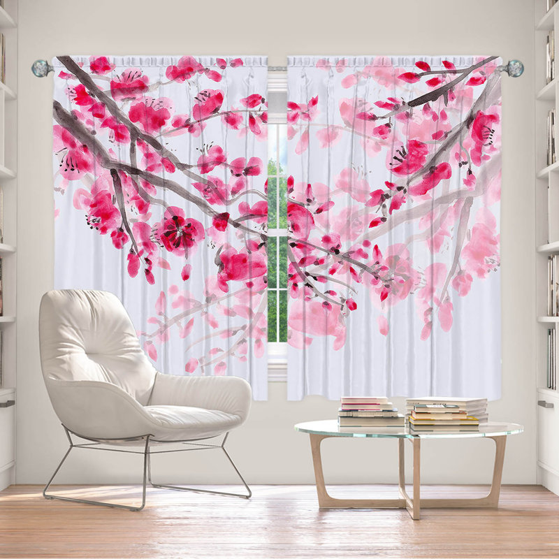 Room Darkening Curtain Pair, 56" W x 78" L