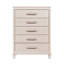 Commode de rangement 5 tiroirs Modern Glam
