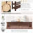 Kinzee Mid-Century Console Table with 2 Drawers & Shelves - 42" Solid Wood & MDF Buffet Sideboard for Living Room, Entryway, or Dining Room-1369276905