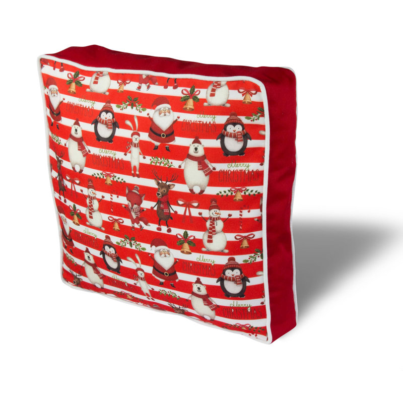 Coussin carré de qualité supérieure, 16,5 x 16,5 pouces, 50% coton / 50% polyester | Lavable et repassable avec fermeture à glissière dissimulée | Rembourrage en silicone pour un confort ultime | Housse amovible, parfaite pour la décoration intéri