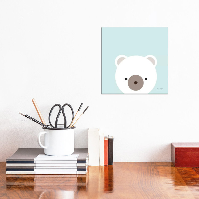 Cuddly Bear by Ann Kelle - Wrapped Canvas Gallery-Wrapped Canvas Giclée, 30.48 cm H x 30.48 cm W