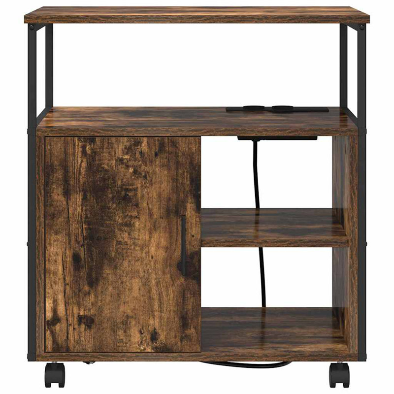 Storage Cabinet, Smoked Oak