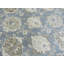 Tapis oriental noué à la main bleu / brun / gris / ivoire Oushak