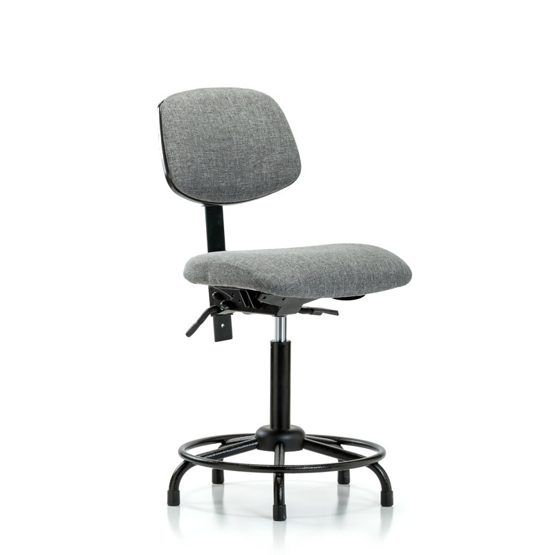 Chaise de dessinateur ergonomique Baines, Gris, Inclus, Non