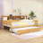 Wooden Daybed with Storage Shelves,  Trundle Bed and Study Desk-1630810311-1630810309