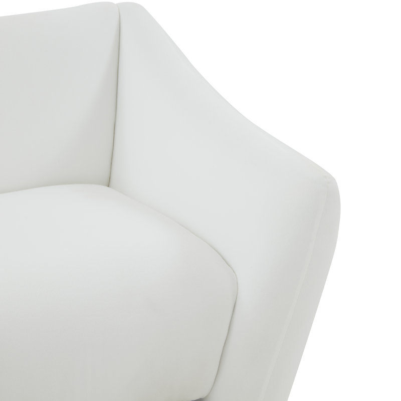 Fauteuil Vedra, 100% lin blanc