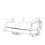 Canapé simple en bois massif-104471150