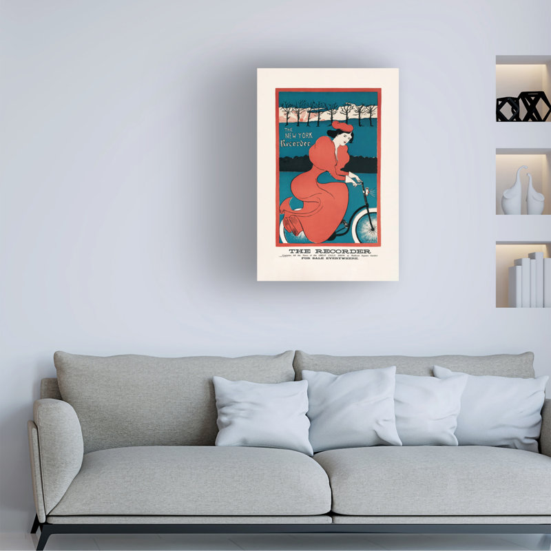 Art sur toile, "Bachelor", "The New York Recorder" par F.G. Scotson Clark, art sur toile, H 19 po x l 12 po