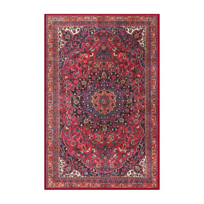 Tapis traditionnel mehroon/noir/crème