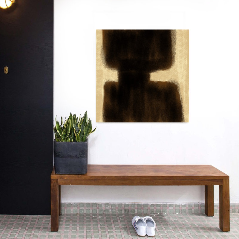 Art contemporain abstrait contemporain, H 32 po x l 32 po