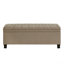 Banc de rangement rembourré capitonné à boutons, banc d'entrée avec pieds en bois et banc de lit-43717604-43717528