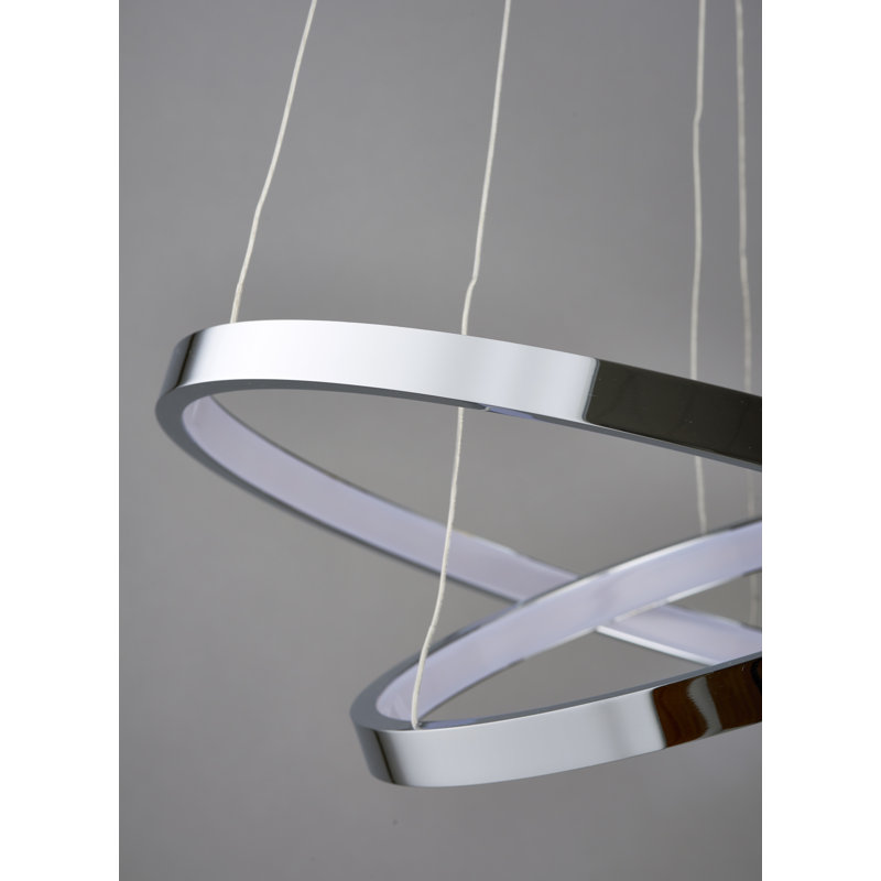 Rumbaugh 2-Light Waggon Wheel LED Chandelier, 2