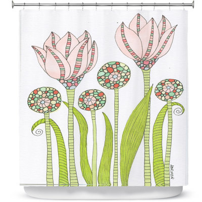 Spring Garden Single Shower Curtain