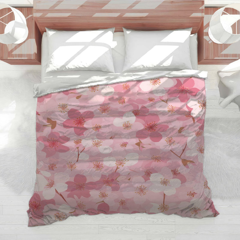 Blossoms Bedding Floral Comforter Cottage, Queen