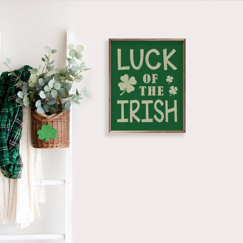 Luck Of The Irish Green, H 10 po x l 8 po