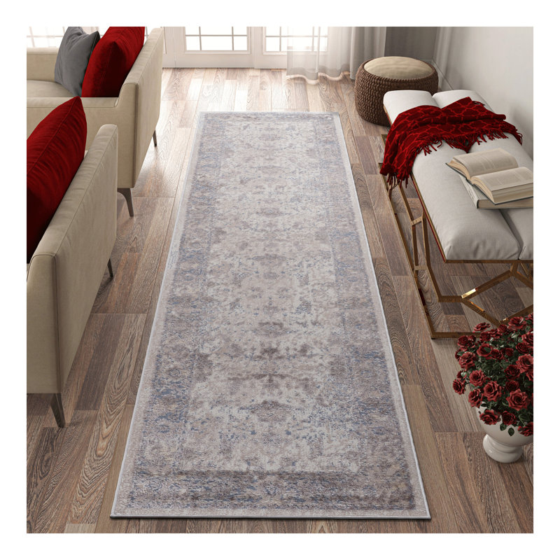 Collection 8X10 Brown/Beige /Traditional Non-Shedding Living Room Bedroom Dining Home Office Stylish and Stain Resistant Area Rug