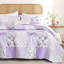 Ensemble de courtepointe 3 pièces à motif floral, literie de courtepointe à imprimé vibrant avec 2 taies d'oreiller-116926244-116926238