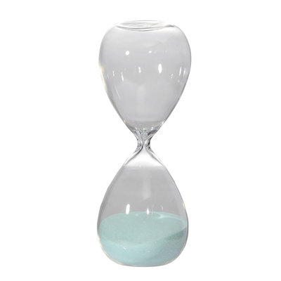 Herbst Glass Hourglass Decorative Object