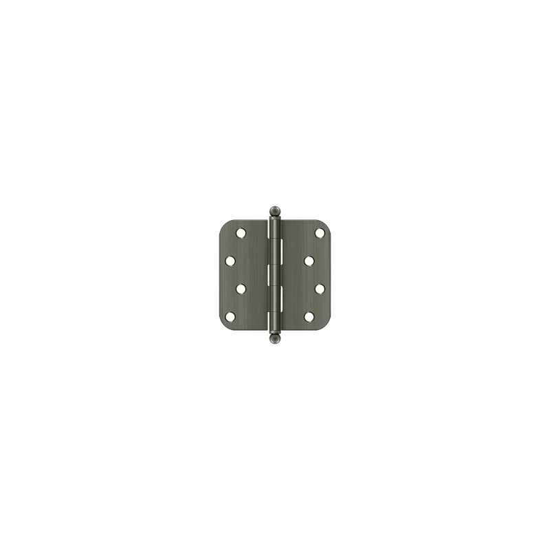 102'' x 102'' Steel Butt Bearing Hinge, Antique Nickel