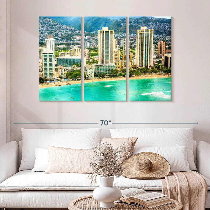 Gillard Waikiki Beach, H 32 po x l 50 po