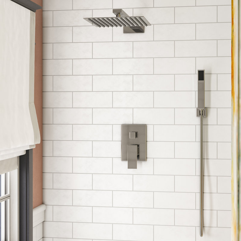 Aqua Piazza Complete Shower System with Rough in-Valve