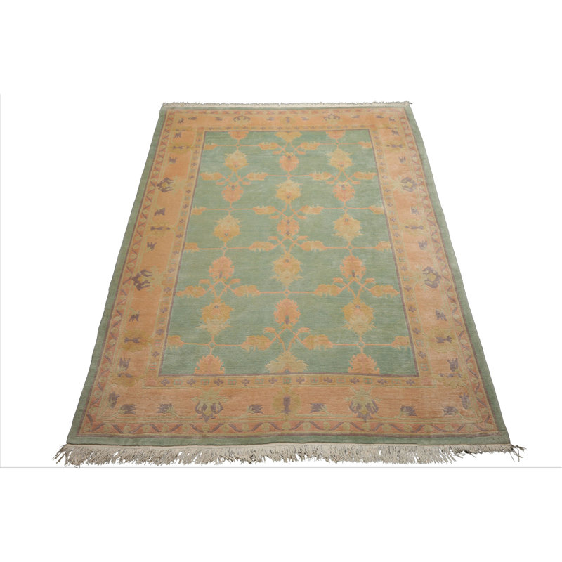 Tapis tufenkian en laine noué à la main 7 pi 10 po x 10 pi