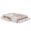 Grand lit plateforme avec 6 tiroirs de rangement-849711070