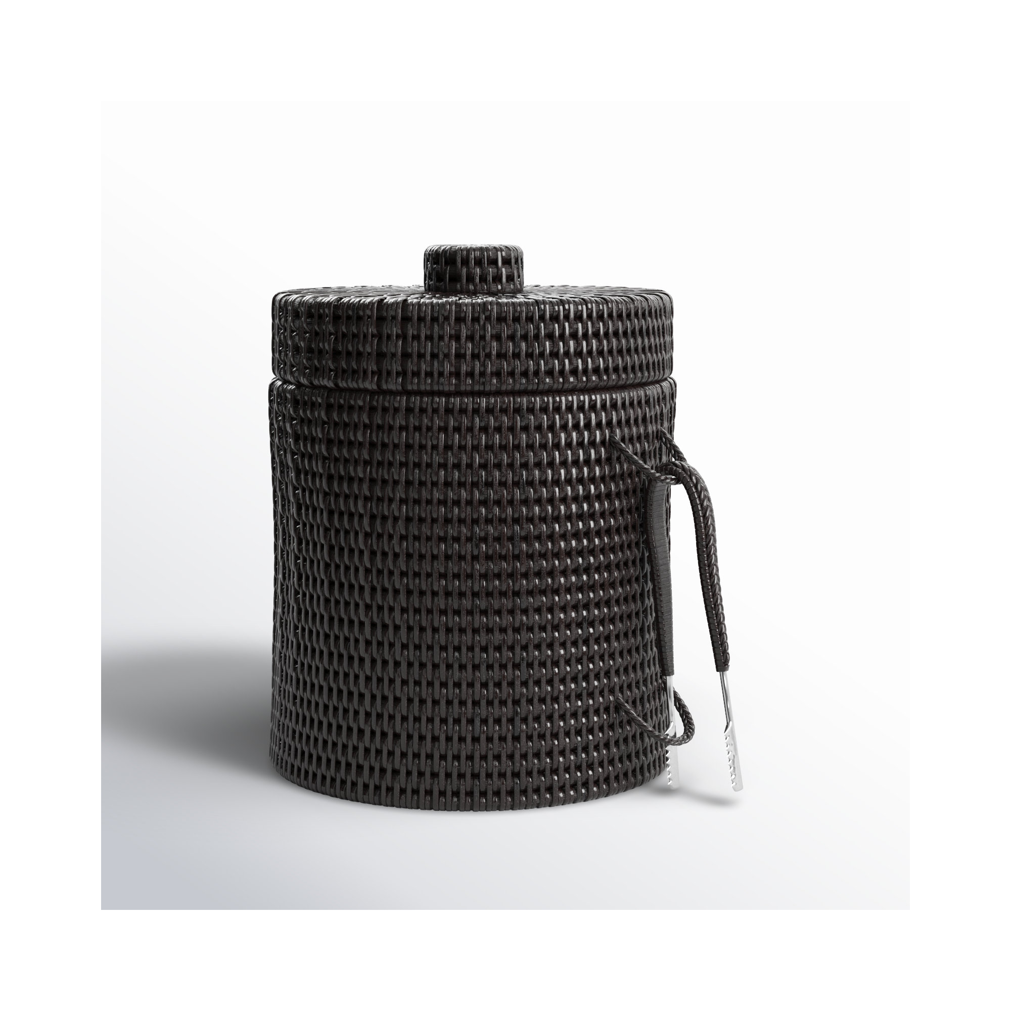 Wynwood Ice Bucket, Tudor Black, 9" H x 9" W x 9" D