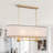 Mihaica 8-Light Dimmable Oval Linear Chandelier