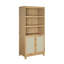Bibliothèque de rangement Mid-Century moderne à 7 tablettes H 70,86 "x l 31,49" Sheridan-91028899
