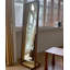 Rectangle Solid Wood+Rattan Full Length Mirrors