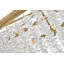 Lustre six lumières Rubina 30 po avec brins de cristal enfilés à la main