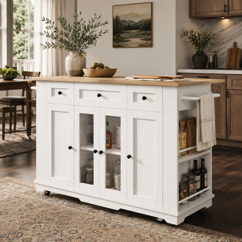 Kitchen Cart, White