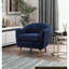Chaise de style Mid-Century avec dossier à surpiqûres-566021422