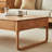Simple solid wood storage coffee table-1906064951