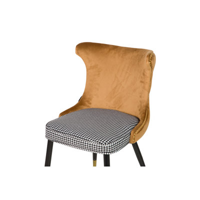 111.76cm H Tufted Velvet Upholstered Side Chair