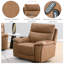 Chavis Brown Leather Aire Power Motion Recliner W/USB & Power Headrest