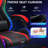 Gaming Chair With Bluetooth Speakers And RGB LED Lights Ergonomic Massage Video Game Chair With Footrest High Back With Lumbar Support-1641352070