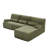 Customizable Modular Sofa with Corduroy Comfort