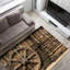 Soft Non-Woven Printed Rug with Intricate Geometric Pattern for Elegant Home Decor Enhancement-114328754