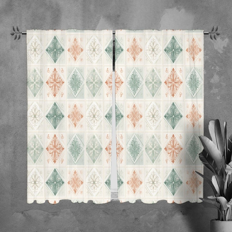 Paire de rideaux obscurcissant en polyester Semetria, L 40 po x L 61 po