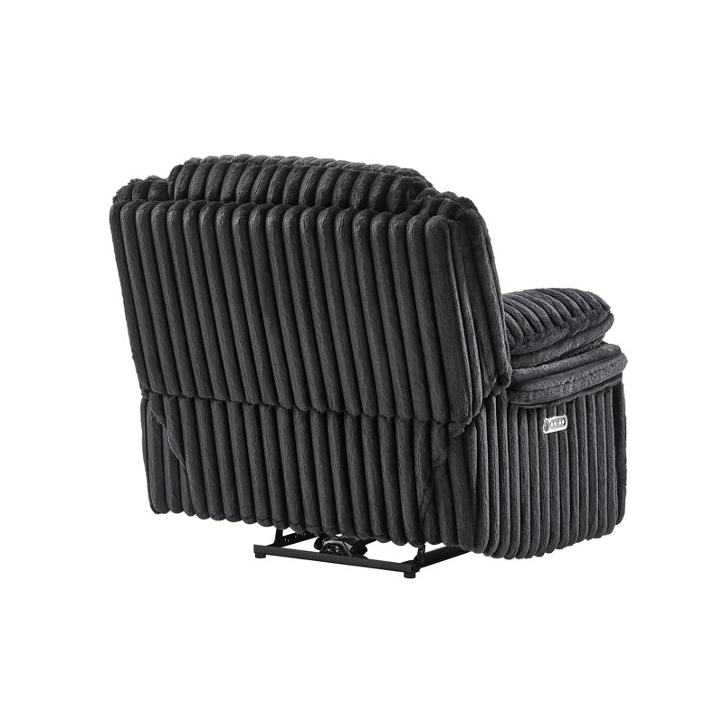 Fauteuil inclinable électrique noir 8686