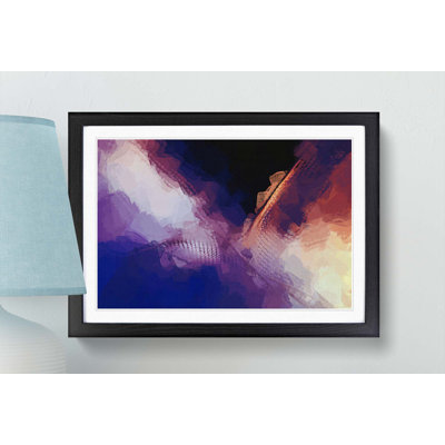 Roll of the World in Abstract - Picture Frame Painting Print