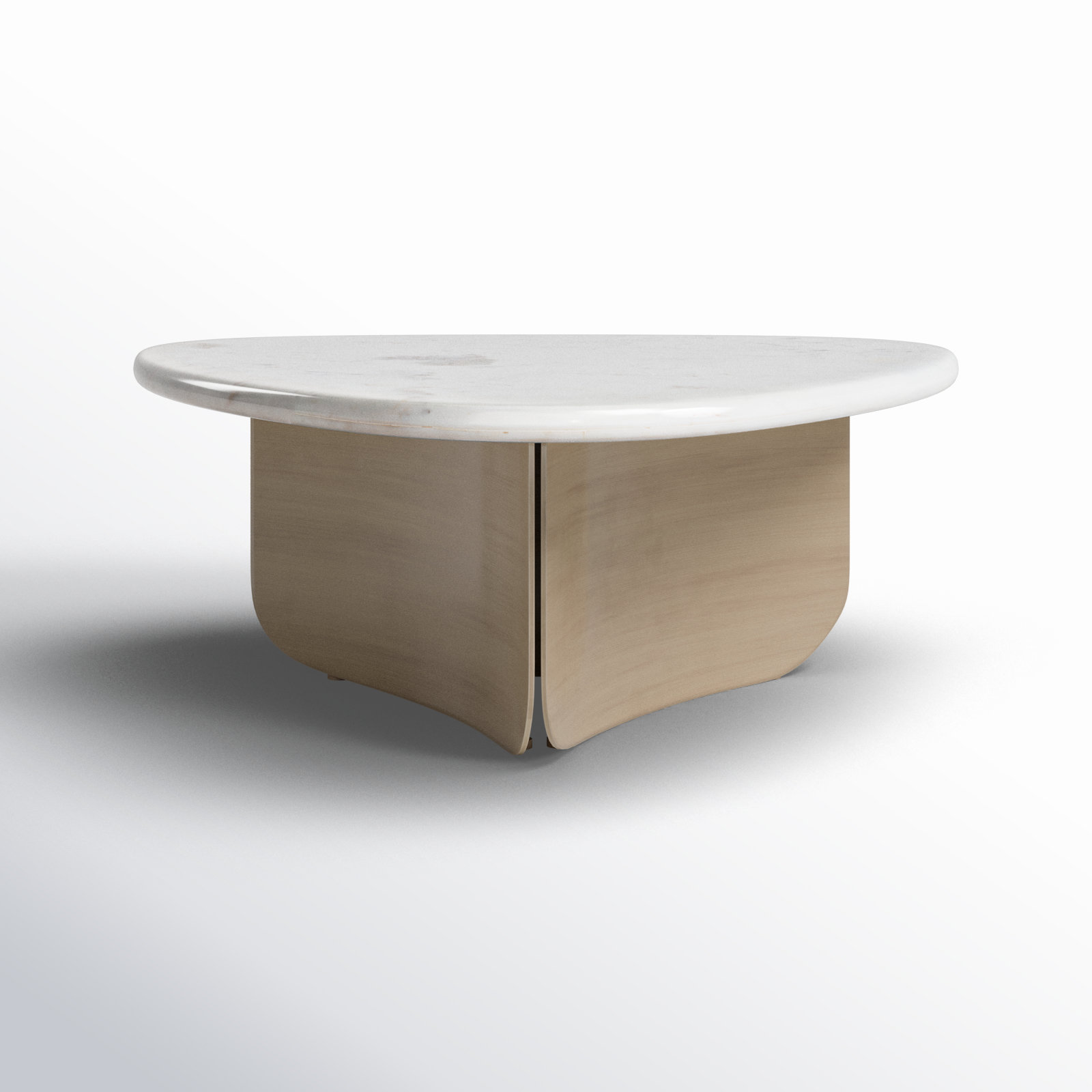 Humphrey 37" Genuine Marble Coffee Table