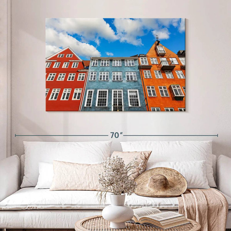 Copenhagen Architecture, 32" H x 48" W